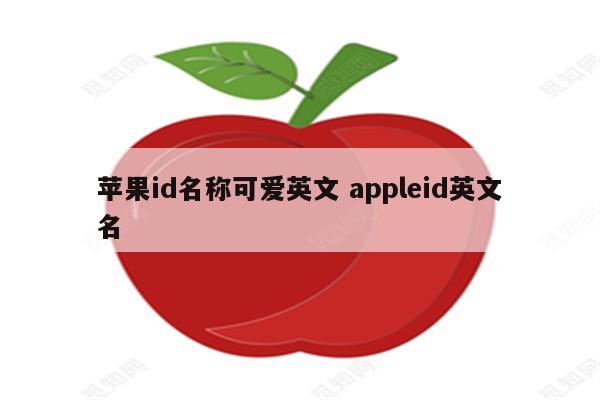 苹果id名称可爱英文 appleid英文名