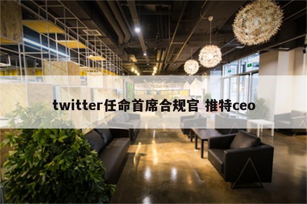 twitter任命首席合规官 推特ceo