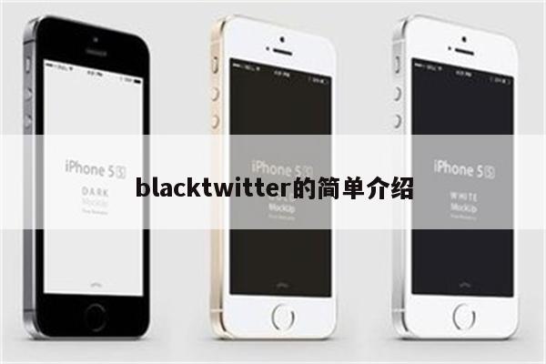 blacktwitter的简单介绍