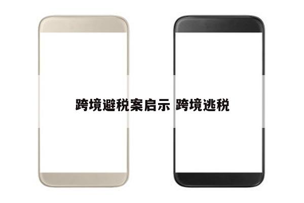 跨境避税案启示 跨境逃税