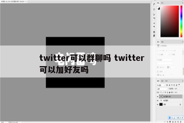 twitter可以群聊吗 twitter可以加好友吗