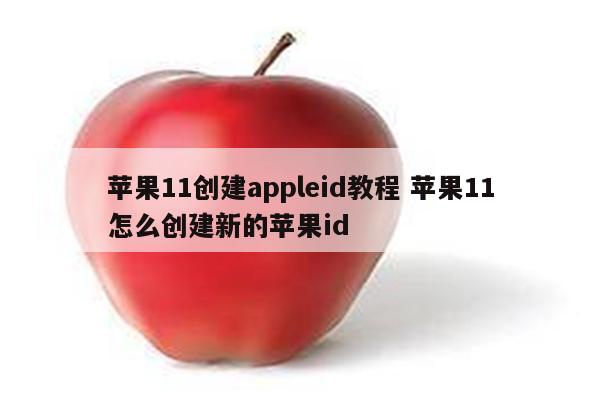 苹果11创建appleid教程 苹果11怎么创建新的苹果id