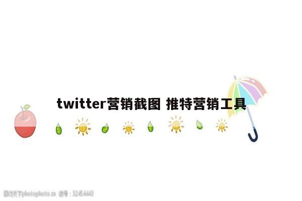 twitter营销截图 推特营销工具