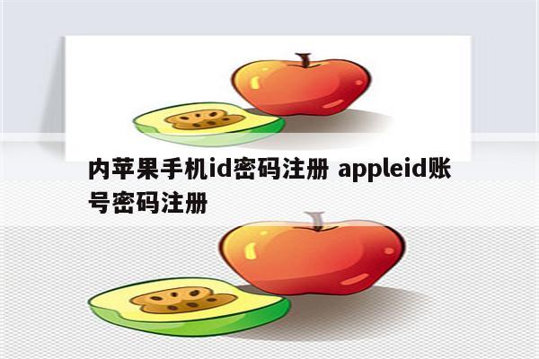 内苹果手机id密码注册 appleid账号密码注册