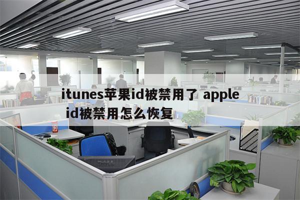 itunes苹果id被禁用了 apple id被禁用怎么恢复