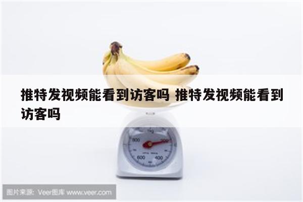 推特发视频能看到访客吗 推特发视频能看到访客吗