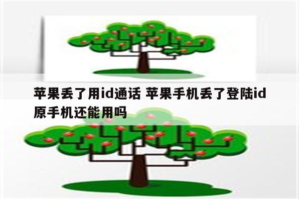 苹果丢了用id通话 苹果手机丢了登陆id原手机还能用吗