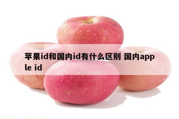 苹果id和国内id有什么区别 国内apple id