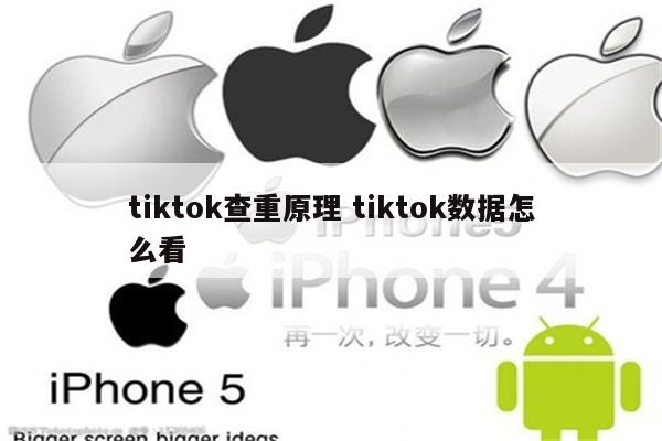 tiktok查重原理 tiktok数据怎么看