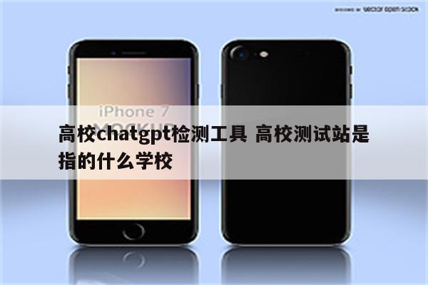 高校chatgpt检测工具 高校测试站是指的什么学校