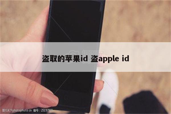 盗取的苹果id 盗apple id