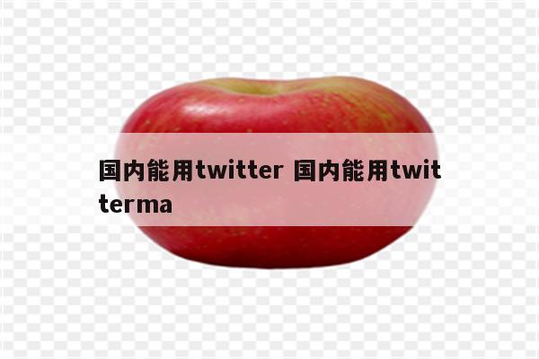 国内能用twitter 国内能用twitterma