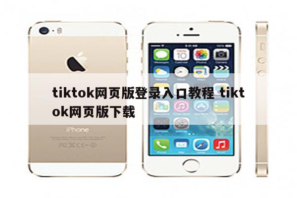 tiktok网页版登录入口教程 tiktok网页版下载