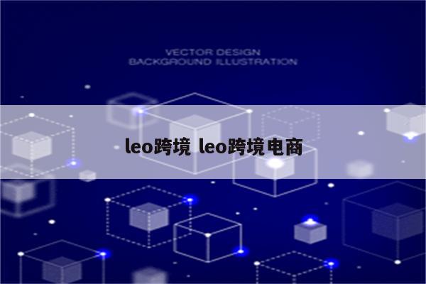 leo跨境 leo跨境电商