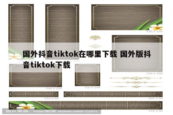 国外抖音tiktok在哪里下载 国外版抖音tiktok下载