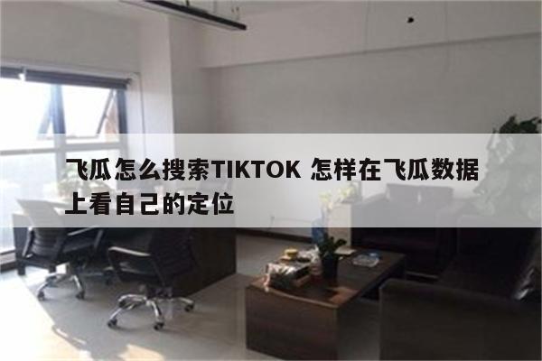 飞瓜怎么搜索TIKTOK 怎样在飞瓜数据上看自己的定位