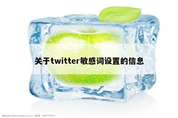 关于twitter敏感词设置的信息