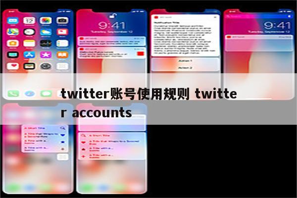 twitter账号使用规则 twitter accounts
