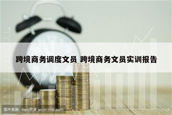 跨境商务调度文员 跨境商务文员实训报告