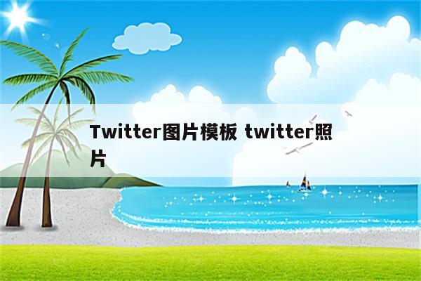 Twitter图片模板 twitter照片