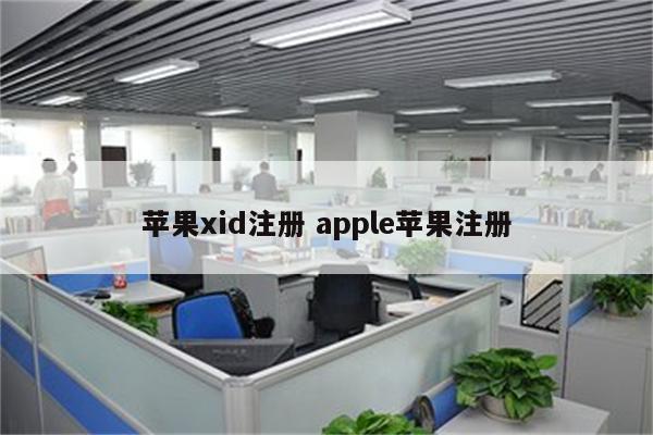 苹果xid注册 apple苹果注册