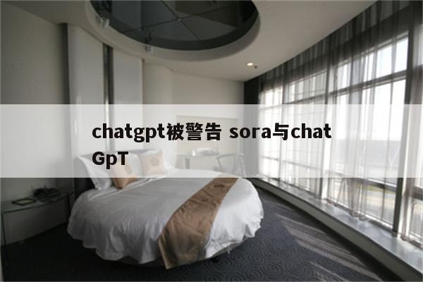 chatgpt被警告 sora与chatGpT