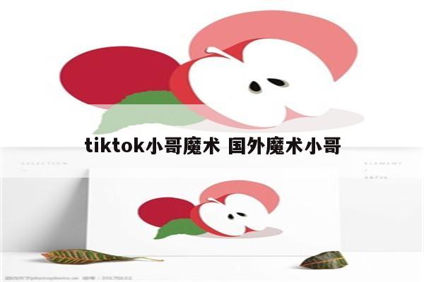 tiktok小哥魔术 国外魔术小哥