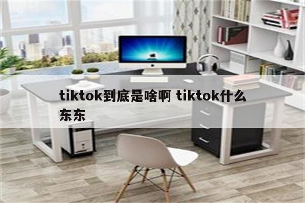 tiktok到底是啥啊 tiktok什么东东