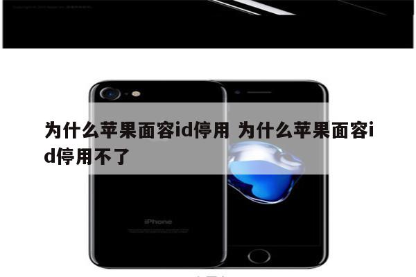 为什么苹果面容id停用 为什么苹果面容id停用不了