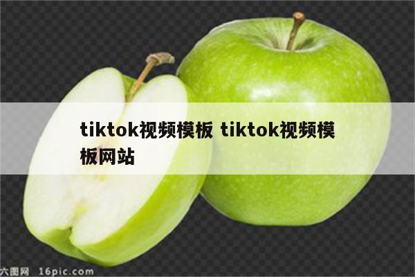 tiktok视频模板 tiktok视频模板网站