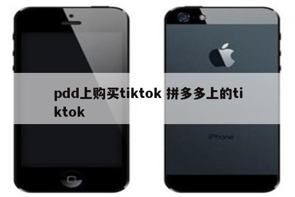 pdd上购买tiktok 拼多多上的tiktok