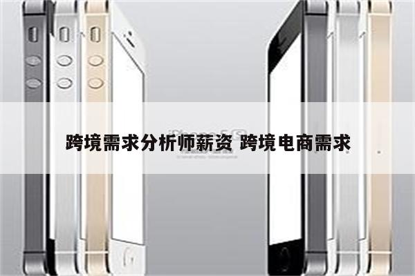 跨境需求分析师薪资 跨境电商需求