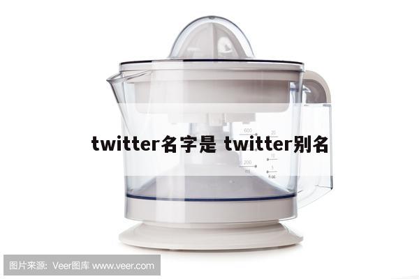 twitter名字是 twitter别名