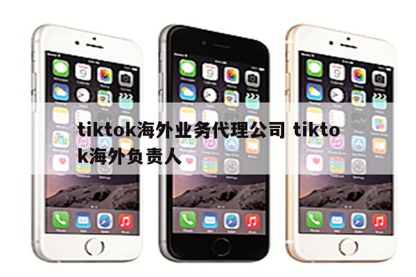 tiktok海外业务代理公司 tiktok海外负责人