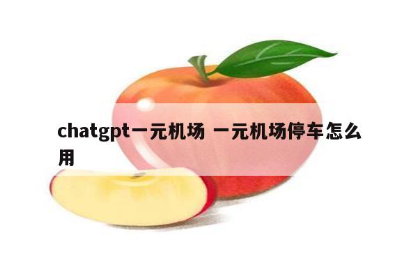 chatgpt一元机场 一元机场停车怎么用