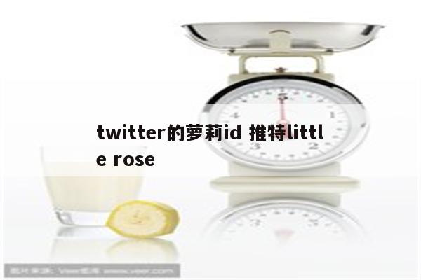 twitter的萝莉id 推特little rose