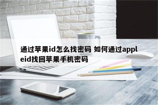 通过苹果id怎么找密码 如何通过appleid找回苹果手机密码