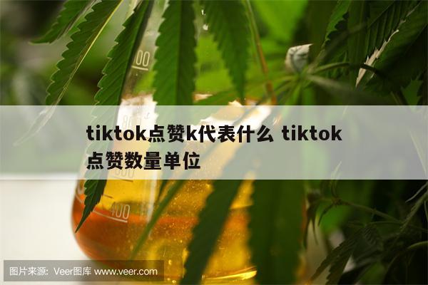 tiktok点赞k代表什么 tiktok点赞数量单位