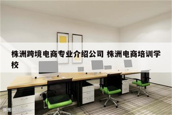 株洲跨境电商专业介绍公司 株洲电商培训学校