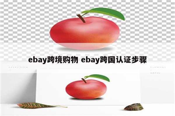 ebay跨境购物 ebay跨国认证步骤