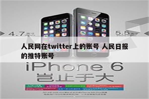 人民网在twitter上的账号 人民日报的推特账号