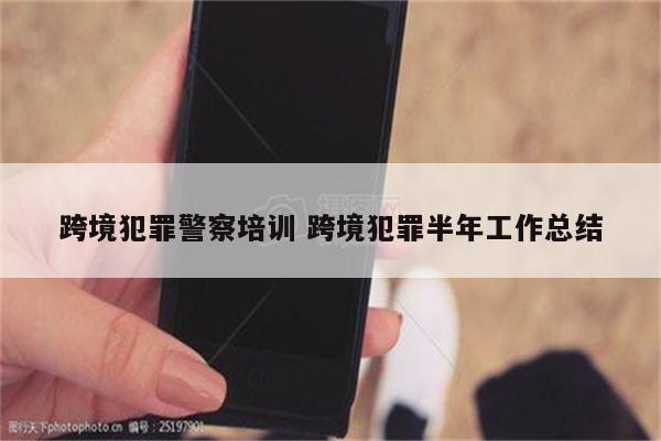 跨境犯罪警察培训 跨境犯罪半年工作总结