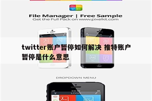 twitter账户暂停如何解决 推特账户暂停是什么意思