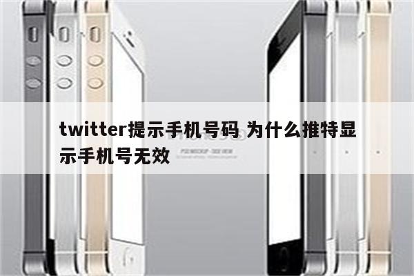 twitter提示手机号码 为什么推特显示手机号无效