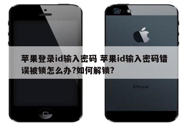 苹果登录id输入密码 苹果id输入密码错误被锁怎么办?如何解锁?