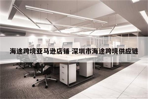 海途跨境亚马逊店铺 深圳市海途跨境供应链