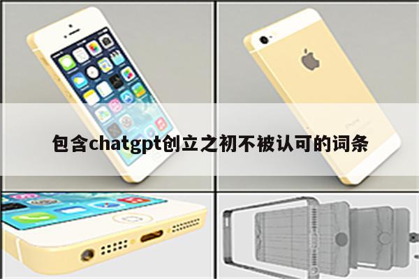 包含chatgpt创立之初不被认可的词条