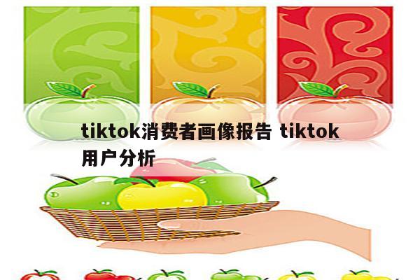 tiktok消费者画像报告 tiktok用户分析