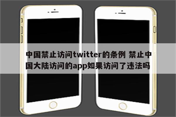 中国禁止访问twitter的条例 禁止中国大陆访问的app如果访问了违法吗