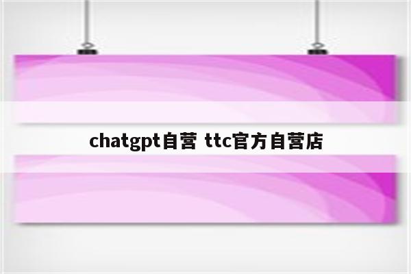 chatgpt自营 ttc官方自营店